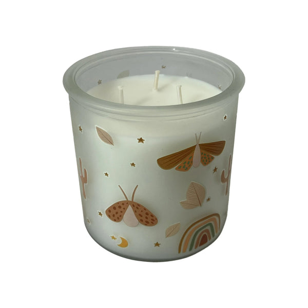 Outdoor Citronella Glass Candle - 1 pack - 15oz per pack - plus 3 My Outlet Mall Resealable Storage Pouches