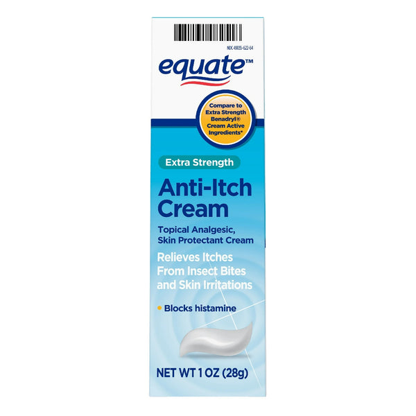 Extra Strength Anti-Itch and Skin Protectant Cream - 3 packs - 1 oz per pack - plus 3 My Outlet Mall Resealable Storage Pouches