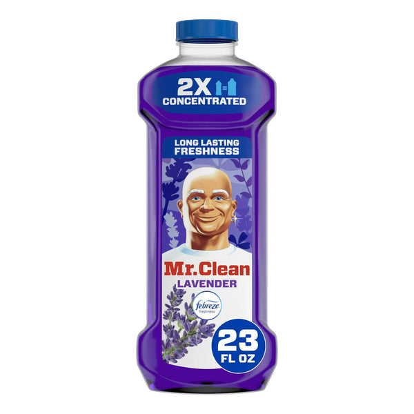 2X Concentrated Multi Surface Cleaner with Febreze Lavender Scent - 1 pack - 23 oz per pack - plus 3 My Outlet Mall Resealable Storage Pouches