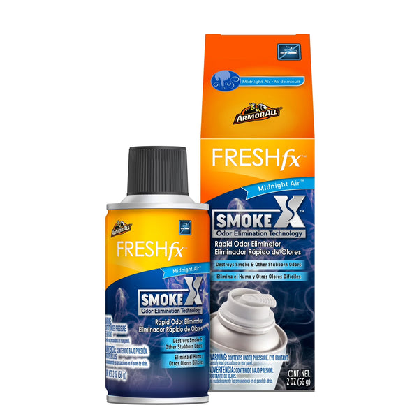 Fresh fx Smoke X Rapid Odor Eliminator Car Air Freshener Fogger Midnight Air Scent - 1 pack - 2 oz per pack - plus 3 My Outlet Mall Resealable Storage Pouches