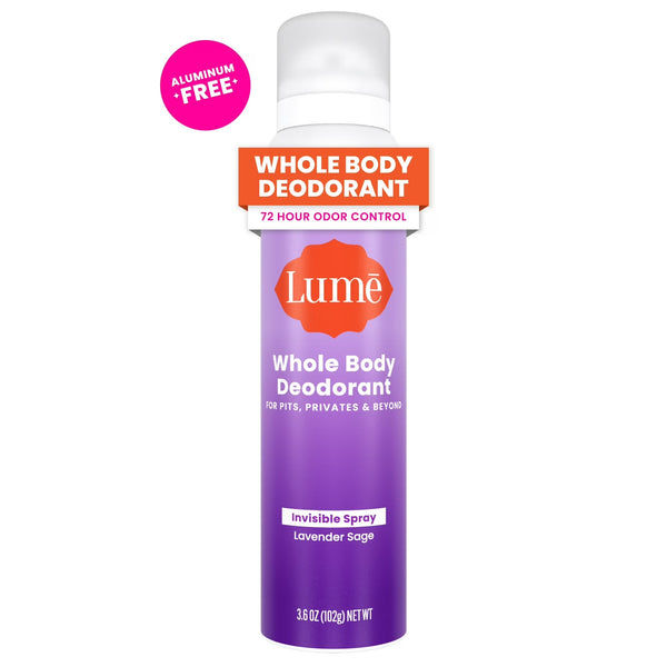 Whole Body Deodorant for Women, Spray Deodorant, Aluminum Free, Lavender Sage - 1 pack - 3.6 oz per pack - plus 3 My Outlet Mall Resealable Storage Pouches