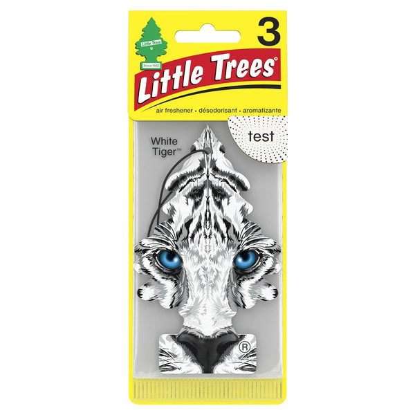 Air Freshener White Tiger Fragrance 3 count - 1 pack - plus 3 My Outlet Mall Resealable Storage Pouches