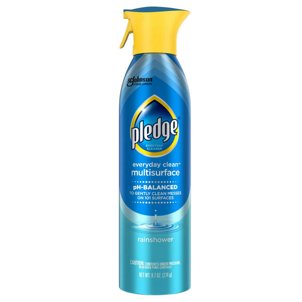 Multi Surface Cleaner, Everyday Cleaner, Aerosol, Rainshower Scent - 1 pack - 9.7 oz per pack - plus 3 My Outlet Mall Resealable Storage Pouches