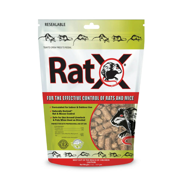 Rodent Control Pellets, Rat and Mouse Killer - 1 pack - 8 oz per pack - plus 3 My Outlet Mall Resealable Storage Pouches