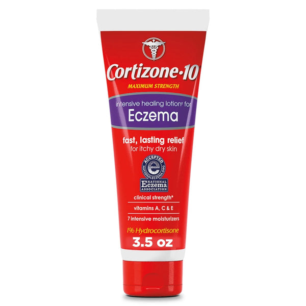 Intensive Healing Eczema Lotion - 1 pack - 3.5 oz per pack - plus 3 My Outlet Mall Resealable Storage Pouches