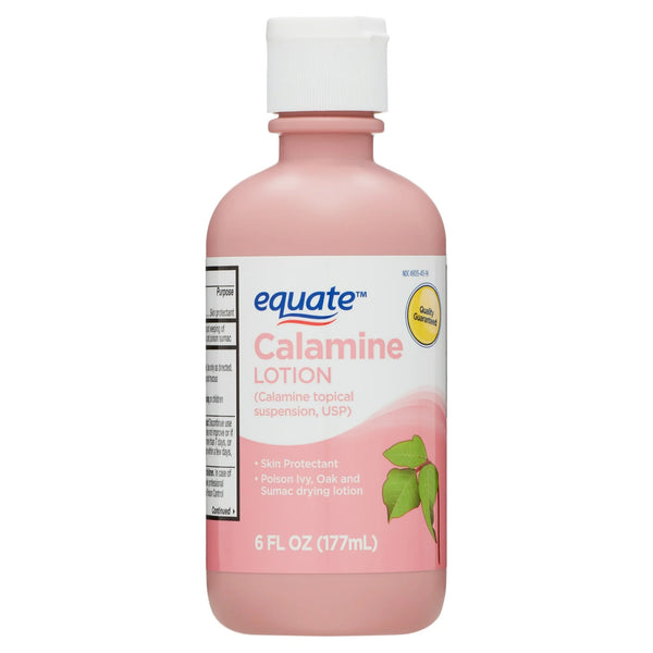 Calamine Lotion for Itching and Rash Relief - 2 packs - 6 fl. oz per pack - plus 3 My Outlet Mall Resealable Storage Pouches
