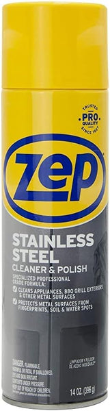 Stainless Steel Cleaner and Polish Removes Fingerprints and Water Spots - 1 pack - 14 oz per pack - plus 3 My Outlet Mall Resealable Storage Pouches