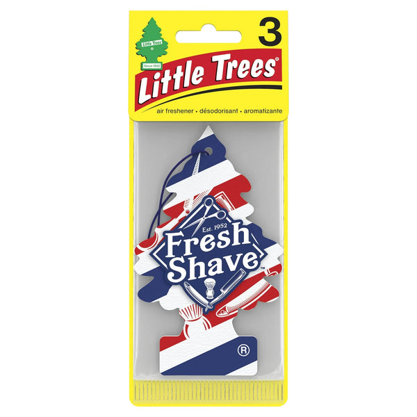 Air Freshener Fresh Shave Fragrance, 3 Count - 1 pack - plus 3 My Outlet Mall Resealable Storage Pouches