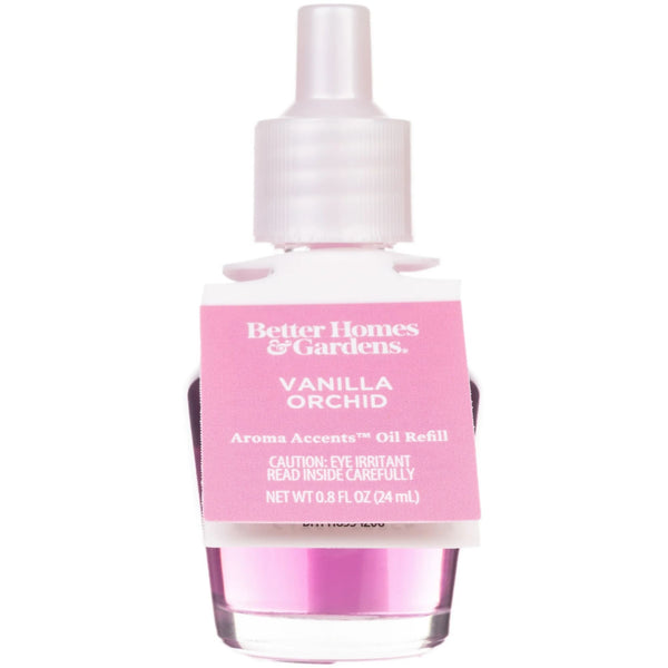 Aroma Accents Oil Refill, Vanilla Orchid - 2 packs - plus 3 My Outlet Mall Resealable Storage Pouches