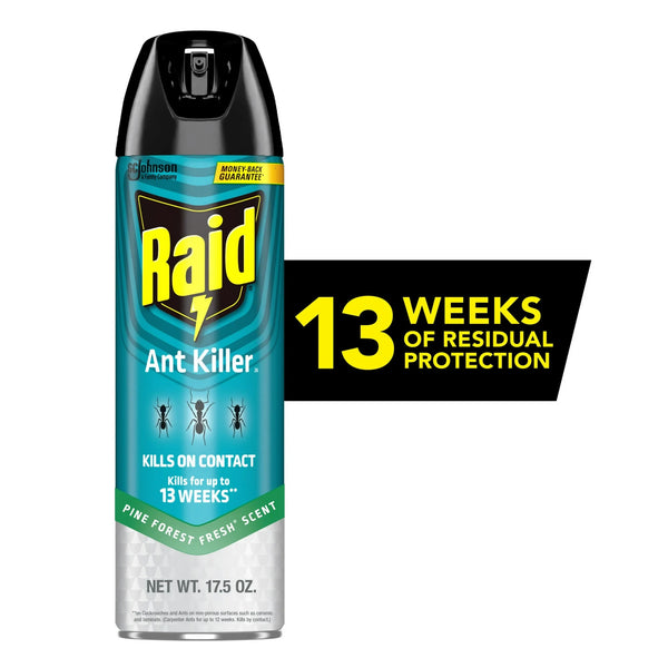 Ant Killer 26, Insecticide Spray for Home, Pine Forest Fresh Scent - 1 pack - 17.5 oz per pack - plus 3 My Outlet Mall Resealable Storage Pouches