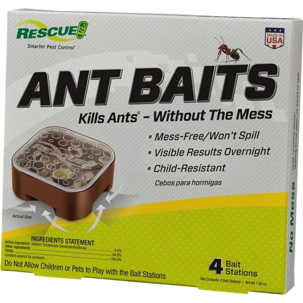 Indoor Ant Killer Child-Resistant Bait Stations - 1 pack - plus 3 My Outlet Mall Resealable Storage Pouches