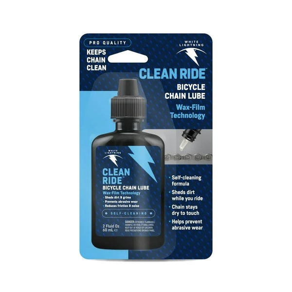 Clean Ride Self-Cleaning Bicycle Chain Lubricant - 1 pack - 2 oz per pack - plus 3 My Outlet Mall Resealable Storage Pouches