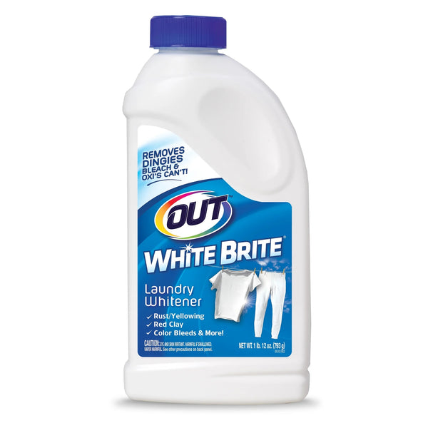 White Brite Laundry Whitener - 2 packs - 28 oz per pack - plus 3 My Outlet Mall Resealable Storage Pouches