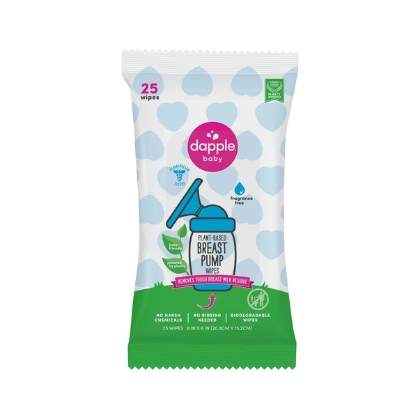 Baby Breast Pump Cleaning Wipes, Unscented Resealable Pack 25 Wipes - 2 packs - plus 3 My Outlet Mall Resealable Storage Pouches