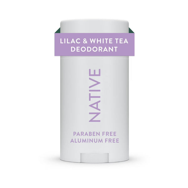 Deodorant, Aluminum Free, Lilac & White Tea, for Women and Men - 1 pack - 2.65 oz per pack - plus 3 My Outlet Mall Resealable Storage Pouches