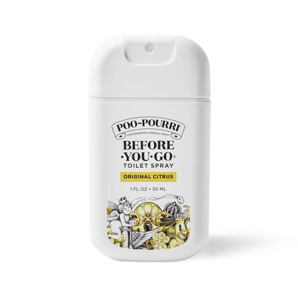 Original Citrus Pocket Sprayer, Lemon + Bergamot + Lemongrass, Before-You-Go Toilet Spray - 1 pack - 1 oz per pack - plus 3 My Outlet Mall Resealable Storage Pouches
