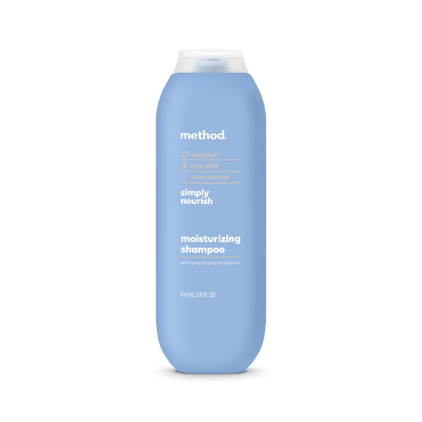 Moisturizing Shampoo, Simply Nourish - 2 packs - 14Fl oz per pack - plus 3 My Outlet Mall Resealable Storage Pouches