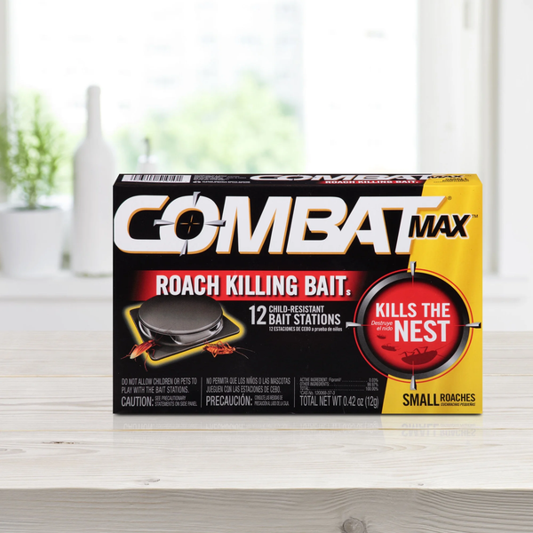 Roach Killing Bait, Small Roach Bait Station -  2 packs - 12 count per pack plus 3 My Outlet Mall Resealable Storage Pouches
