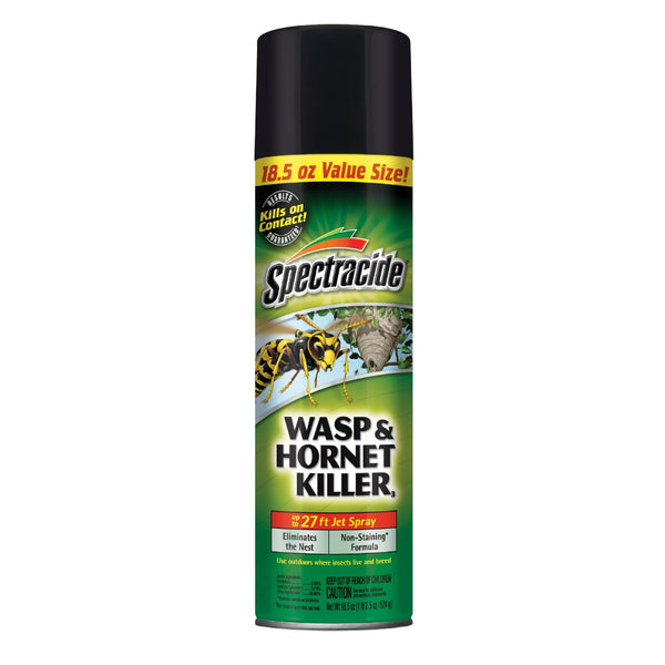 Wasp & Hornet Killer Aerosol, Non-Staining Formula - 1 pack - 18.5oz per pack - plus 3 My Outlet Mall Resealable Storage Pouches