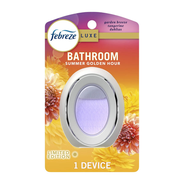 Bathroom Air Freshener, Small Spaces Odor-Fighting, Summer Golden Hour - 1 pack - plus 3 My Outlet Mall Resealable Storage Pouches