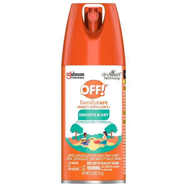 FamilyCare Insect Repellent I, Smooth & Dry Bug Spray - 1 pack - 2.5fl oz per pack - plus 3 My Outlet Mall Resealable Storage Pouches