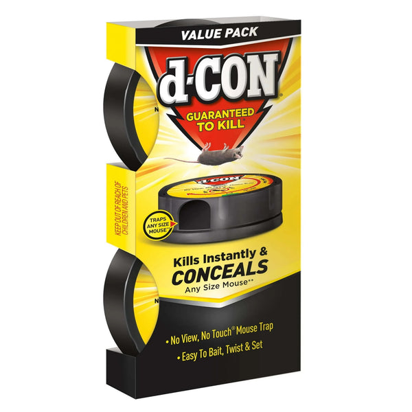 No View, No Touch Covered Mouse Trap - 1 pack - plus 3 My Outlet Mall Resealable Storage Pouches