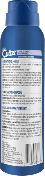 All Family Insect Repellent Deet-Free Lightweight Repels Mosquitoes Ticks up to 8 Hr - 2 packs - 4 oz per pack - plus 3 My Outlet Mall Resealable Storage Pouches