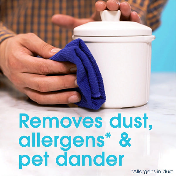 Dust & Allergen Multisurface Cleaner, Lemon - 3 packs - 9.7 oz - per pack - plus 3 My Outlet Mall Resealable Storage Pouches