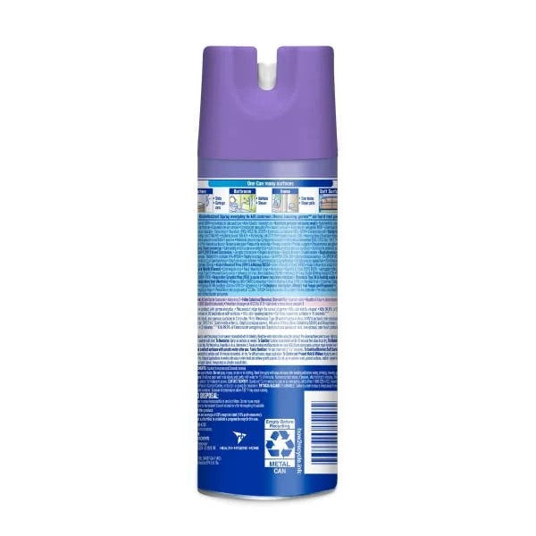 Disinfectant Spray, Sanitizing and Antibacterial Spray, Early Morning Breeze Scent - 2 packs - 12.5 oz per pack - plus 3 My Outlet Mall Resealable Storage Pouches