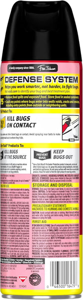 Ant and Roach Insect Killer, Aerosol Insecticide Spray, Lemon Scent - 2 packs - 17.5 oz per pack - plus 3 My Outlet Mall Resealable Storage Pouches