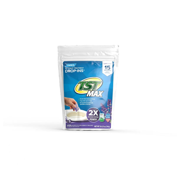 Tst Rv Toilet Treatment Drop-Ins, Septic Safe, Lavender - 1 pack - 15 count per pack - plus 3 My Outlet Mall Resealable Storage Pouches