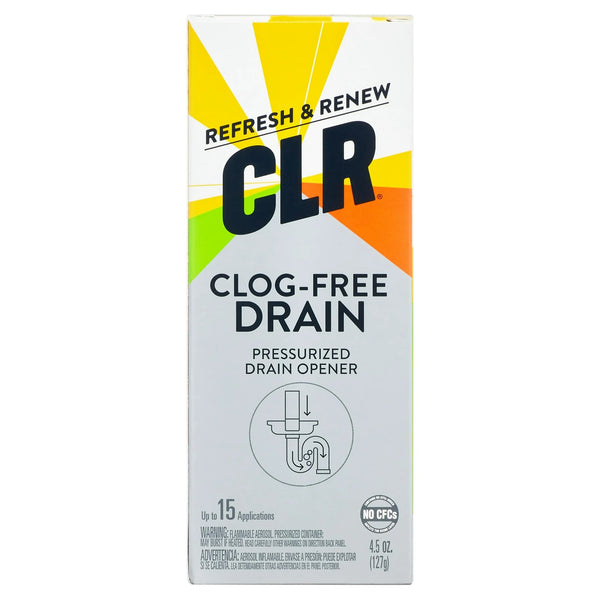 Clog-Free Drain Opener, Chemical-Free Pressurized Air Canister - 2 packs - 4.5 oz per pack - plus 3 My Outlet Mall Resealable Storage Pouches