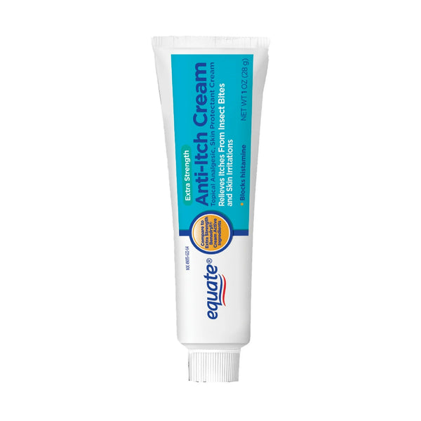 Extra Strength Anti-Itch and Skin Protectant Cream - 3 packs - 1 oz per pack - plus 3 My Outlet Mall Resealable Storage Pouches
