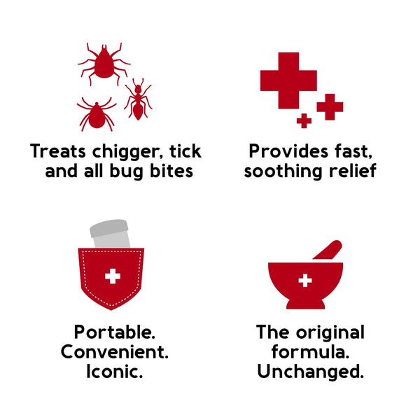 2x Medicated Ointment: Chiggers, Mosquito, Bug Bites - 1 pack - 1.75 oz per pack - plus 3 My Outlet Mall Resealable Storage Pouches