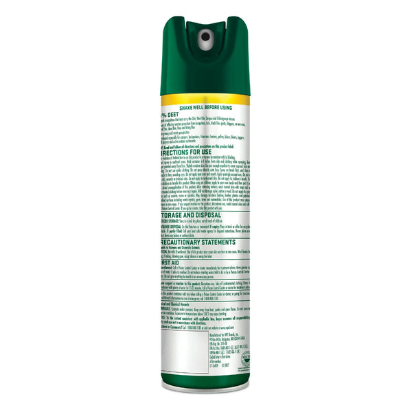 Insect Repellent Scented Family Formula 15% Deet Aerosol - 1 pack - 8.125 oz per pack - plus 3 My Outlet Mall Resealable Storage Pouches