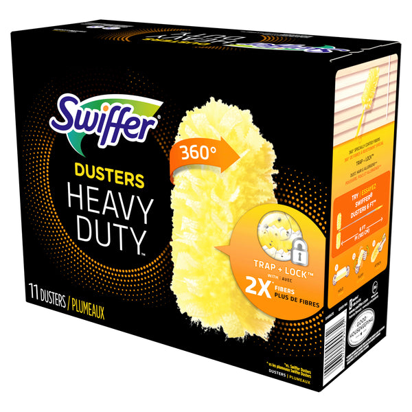 Duster Multi-Surface Heavy Duty Unscented Refills - 1 pack - 11 Count per pack - plus 3 My Outlet Mall Resealable Storage Pouches