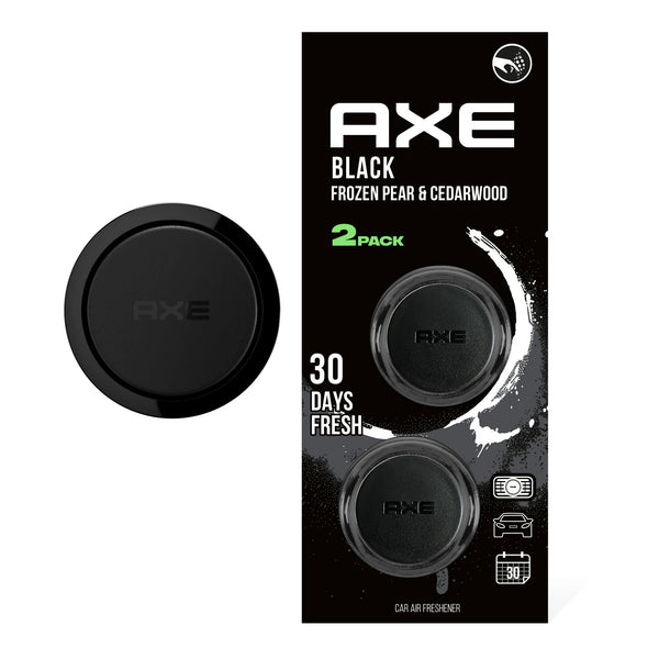 Mini Vent Clip Car Air Freshener Black Scent - 2 packs - 2 count per pack - plus 3 My Outlet Mall Resealable Storage Pouches