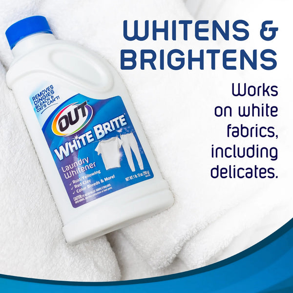 White Brite Laundry Whitener - 2 packs - 28 oz per pack - plus 3 My Outlet Mall Resealable Storage Pouches