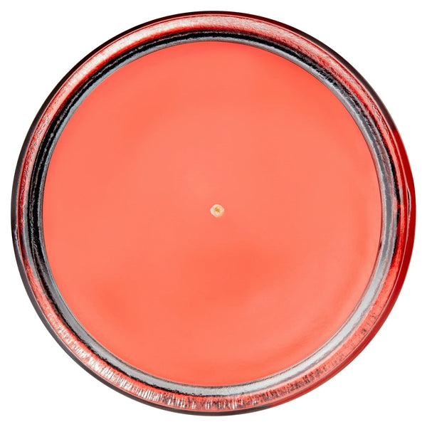 Cranberry Mandarin Scented Single-Wick Large Glass Jar Candle - 2 packs - 20 oz per pack - plus 3 My Outlet Mall Resealable Storage Pouches