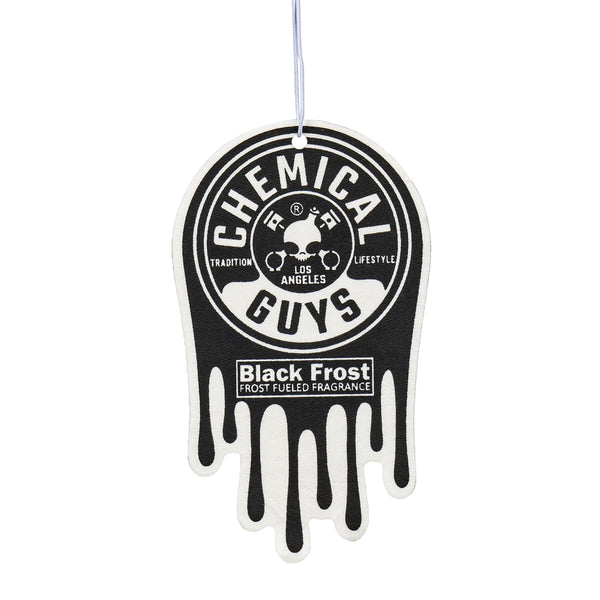 Hanging Air Freshener, Black Frost - 1 pack - 3 count per pack - plus 3 My Outlet Mall Resealable Storage Pouches