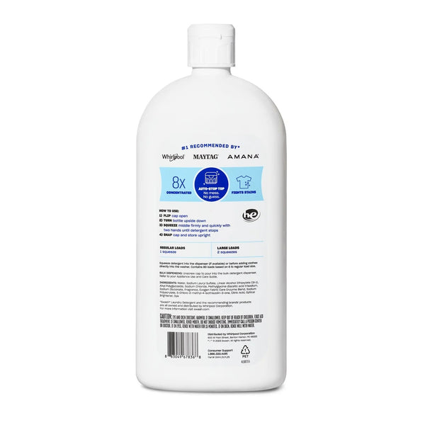 Ultra-Concentrated Liquid Laundry Detergent , 80 Loads- 1 pack - 30 oz per pack - plus 3 My Outlet Mall Resealable Storage Pouches