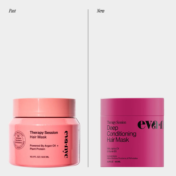 Therapy Session Deep Conditioning Hair Mask - 2 packs - 13.5 oz per pack - plus 3 My Outlet Mall Resealable Storage Pouches