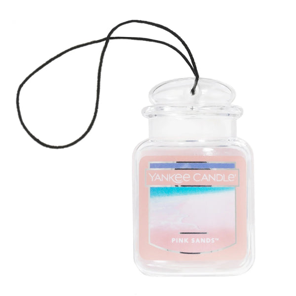 Car Jar Ultimate Pink Sands Scent, Hanging Car Air Freshener - 2 packs - plus 3 My Outlet Mall Resealable Storage Pouches