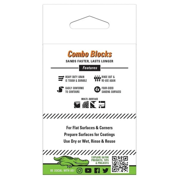 2-5/8x4 Angled Sponge Medium - 1 pack - 2 count per pack - plus 3 My Outlet Mall Resealable Storage Pouches