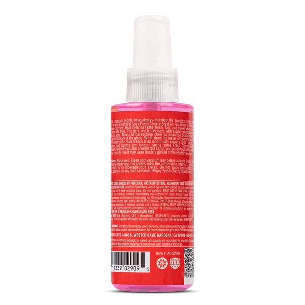 Fresh Cherry Blast Scent Air Freshener and Odor Eliminator - 2 packs- 4 oz per pack - plus 3 My Outlet Mall Resealable Storage Pouches