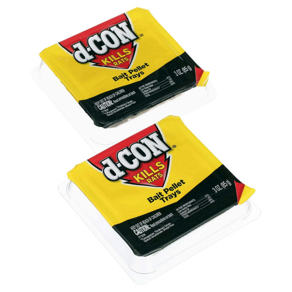 Rat Bait Pellet Trays - 1 pack - 2 Count - plus 3 My Outlet Mall Resealable Storage Pouches
