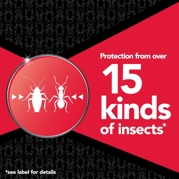 Max Perimeter Protection, Indoor & Outdoor Multi Insect Killer Spray - 1 pack - 22fl oz per pack - plus 3 My Outlet Mall Resealable Storage Pouches