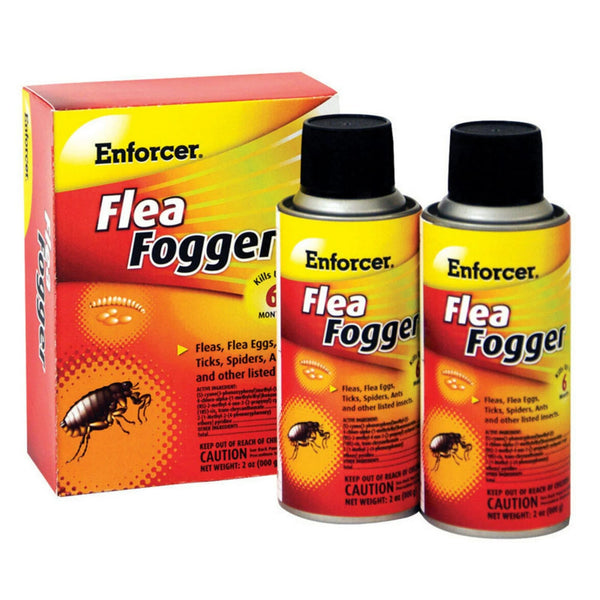 Flea Fogger, Kills Fleas, Ticks, and Other Pests - 1 pack - 2 Count - plus 3 My Outlet Mall Resealable Storage Pouches