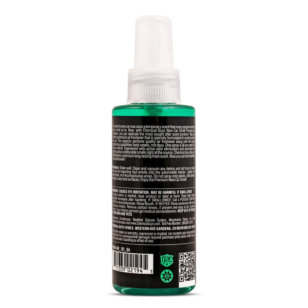 New Car Scent Air Freshener and Odor Eliminator - 2 packs - 4 oz per pack - plus 3 My Outlet Mall Resealable Storage Pouches