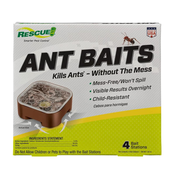 Indoor Ant Killer Child-Resistant Bait Stations - 1 pack - plus 3 My Outlet Mall Resealable Storage Pouches